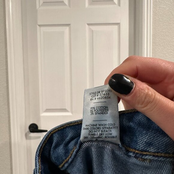 Just Black Denim Jeans Women's Size 25 High Rise Medium Wash - Picture 5 of 5